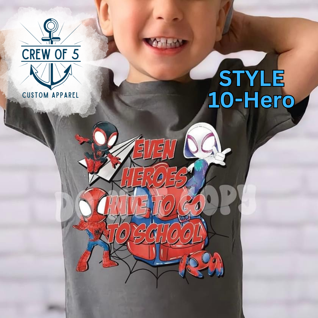 Back to School Character Collection (11 Design Options)
