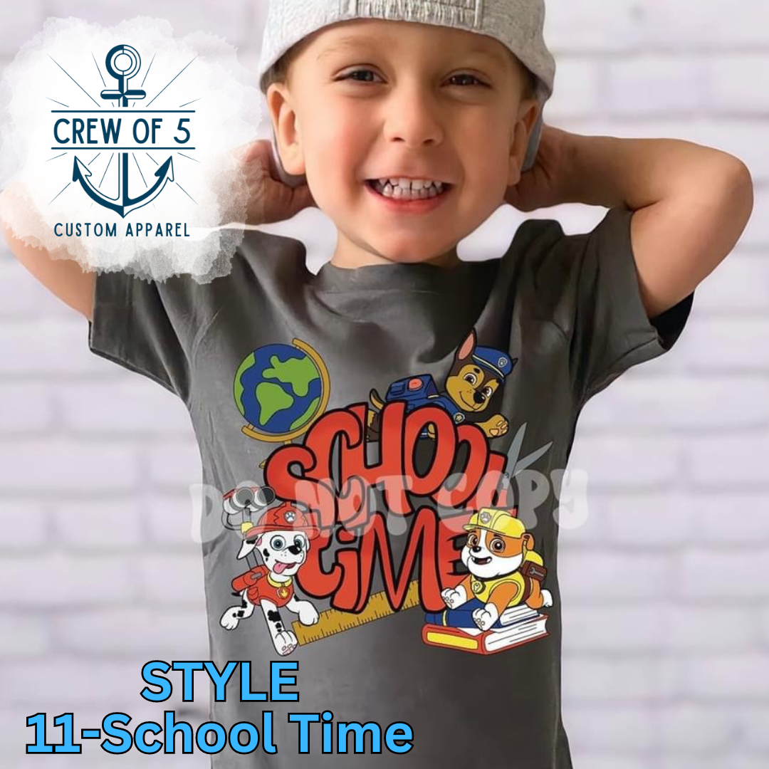 Back to School Character Collection (11 Design Options)