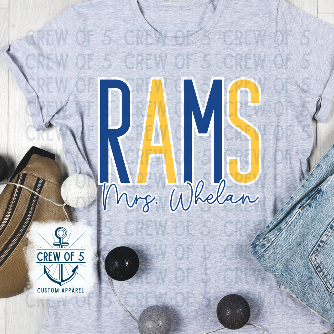Rams Custom Name