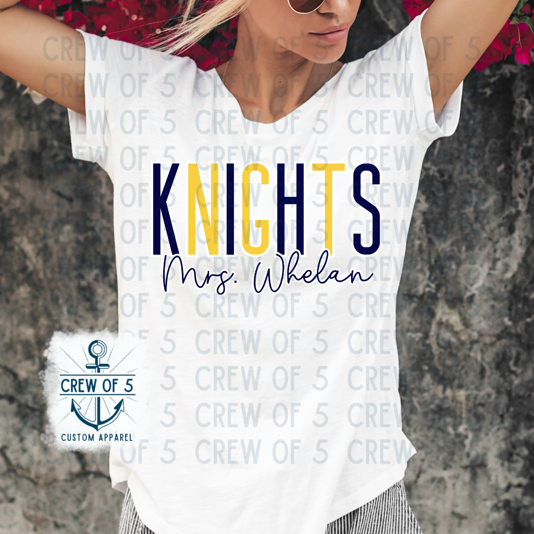 Knights Custom Name