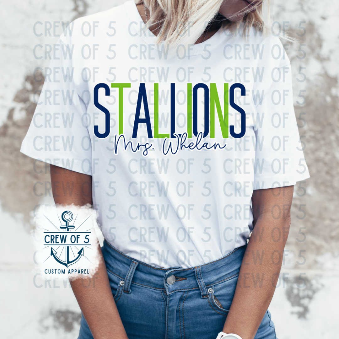 Stallions Custom Name