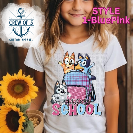 Back to School Character Collection (11 Design Options)