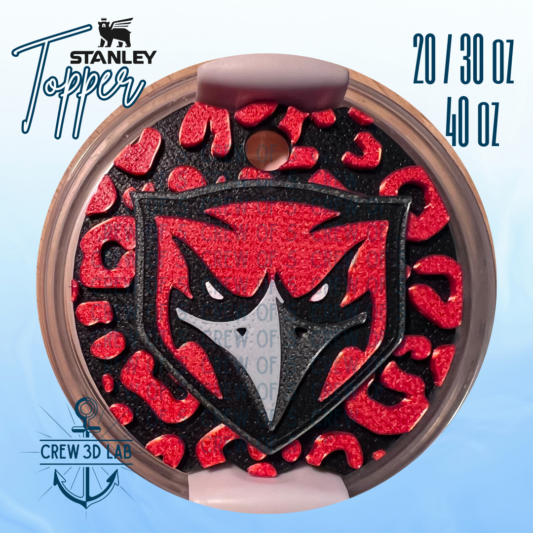 Stewarts Creek Leopard RedHawk Tumbler Topper