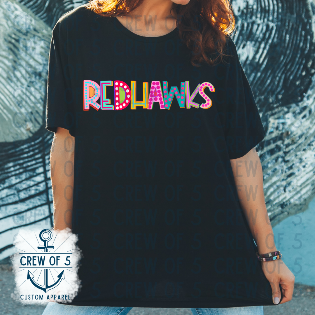 Stewarts Creek Redhawks (Bright Design, Multiple Options)