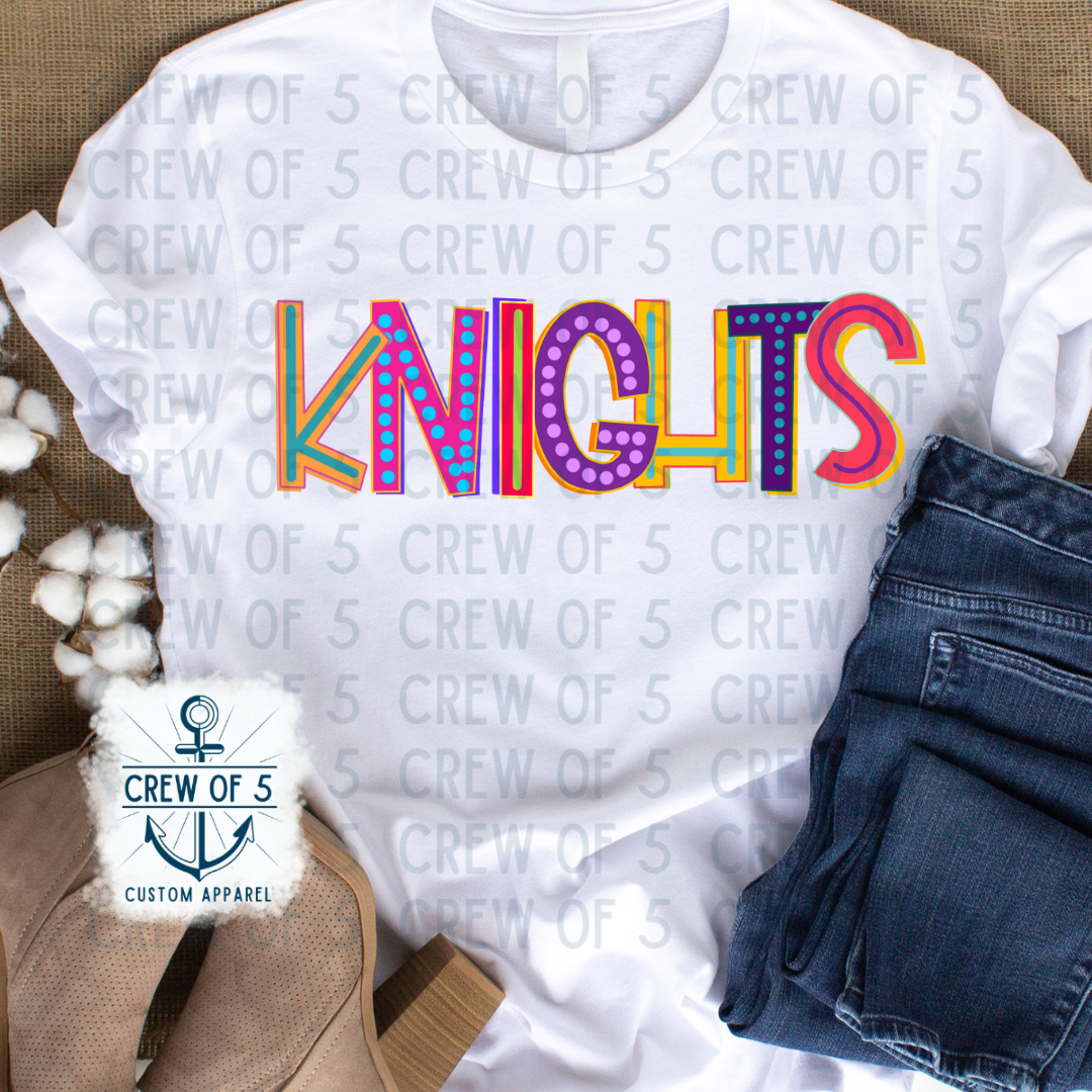 Rock Springs Knights BRIGHT (Multiple Options)