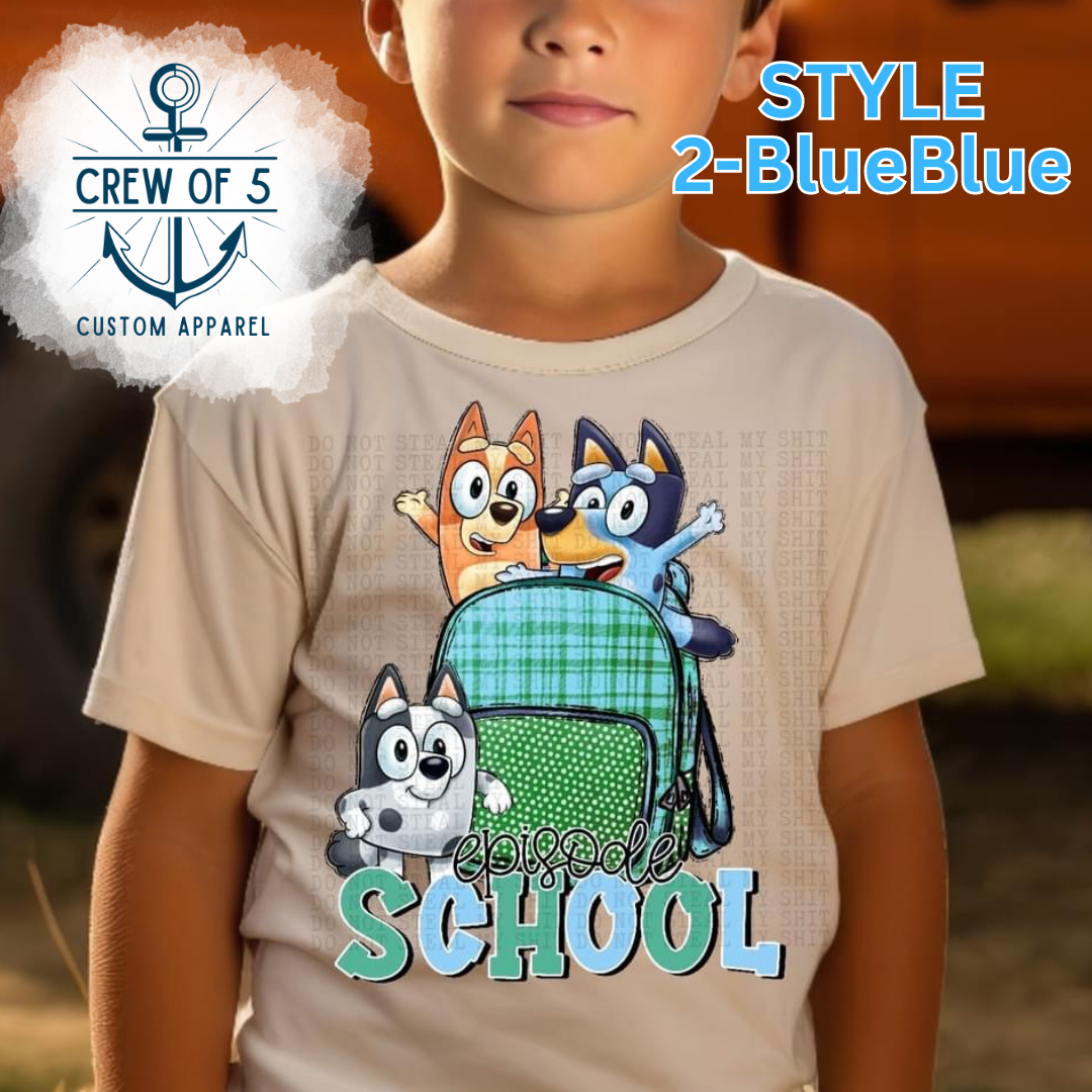 Back to School Character Collection (11 Design Options)