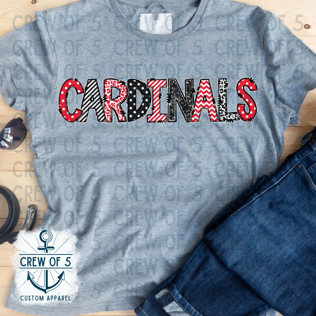 Stewarts Creek Cardinals (Red/Black, Multiple Options)