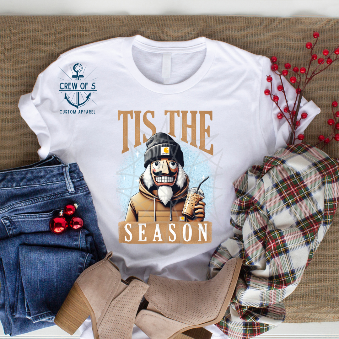 Tis the Season Nutcracker (2 Background Options)