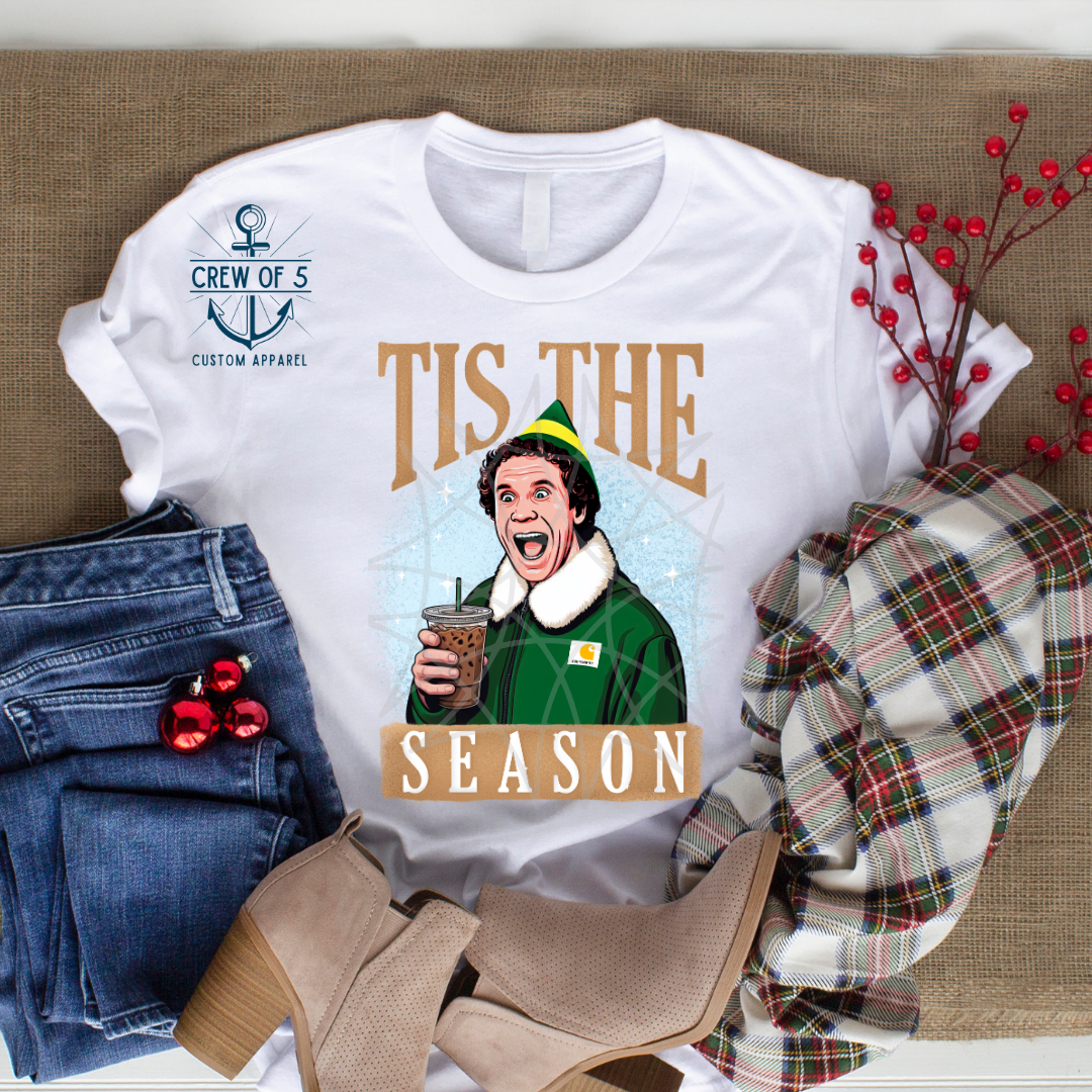 Tis the Season Elf (2 Background Options)