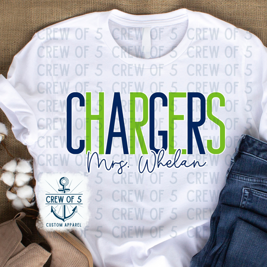 Chargers Custom Name