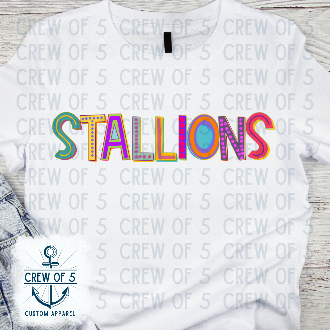 Stewartsboro Stallions (Bright Design, Multiple Options)