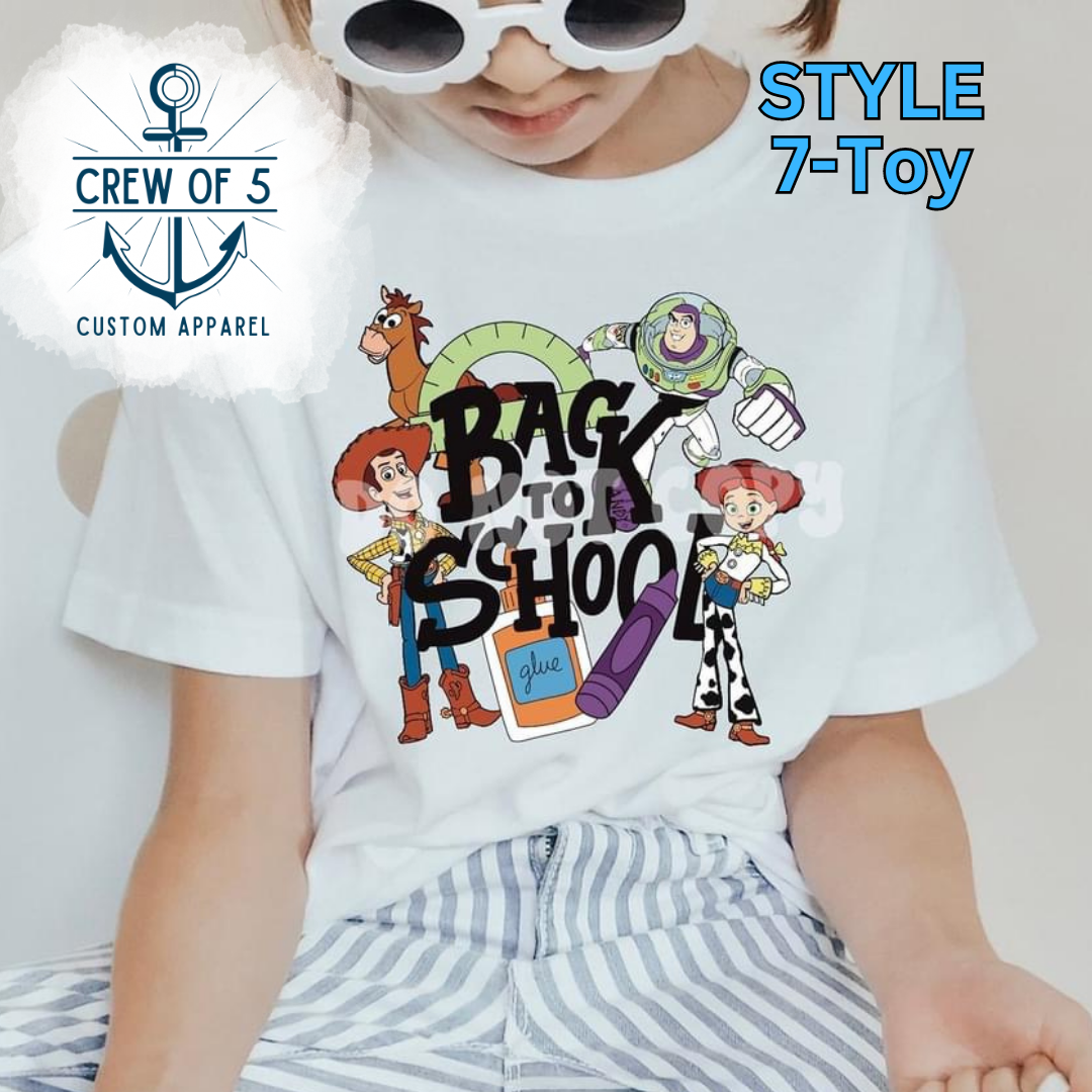 Back to School Character Collection (11 Design Options)