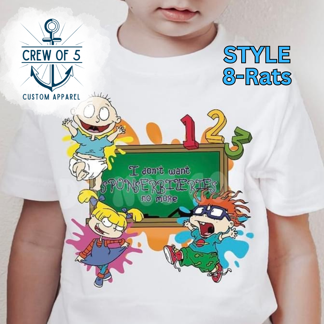 Back to School Character Collection (11 Design Options)