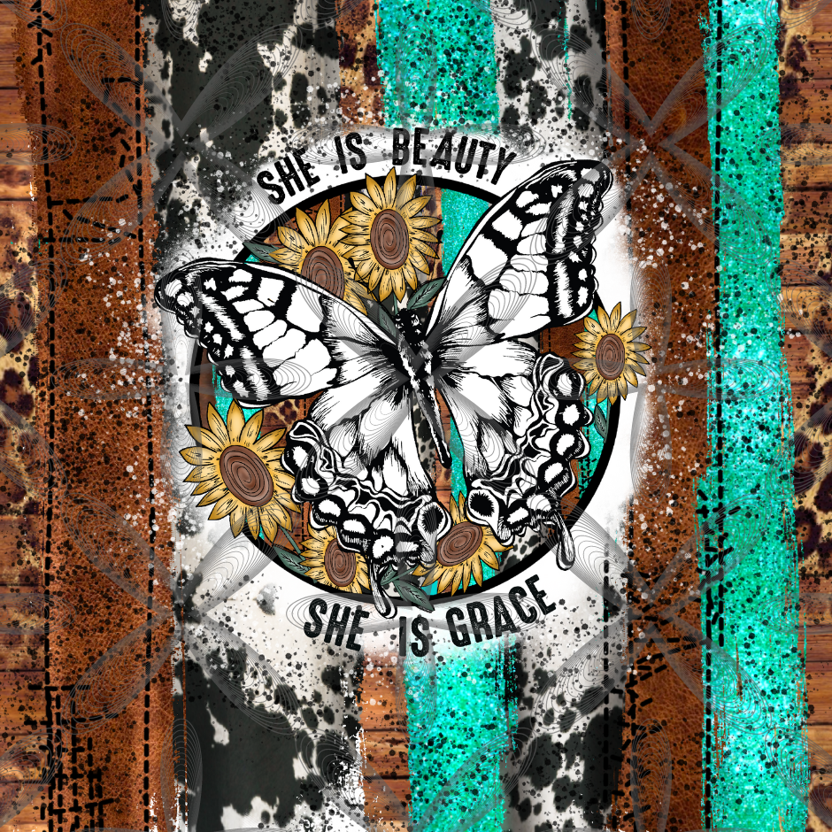 She Is Beauty She Is Grace 20 oz Tumbler