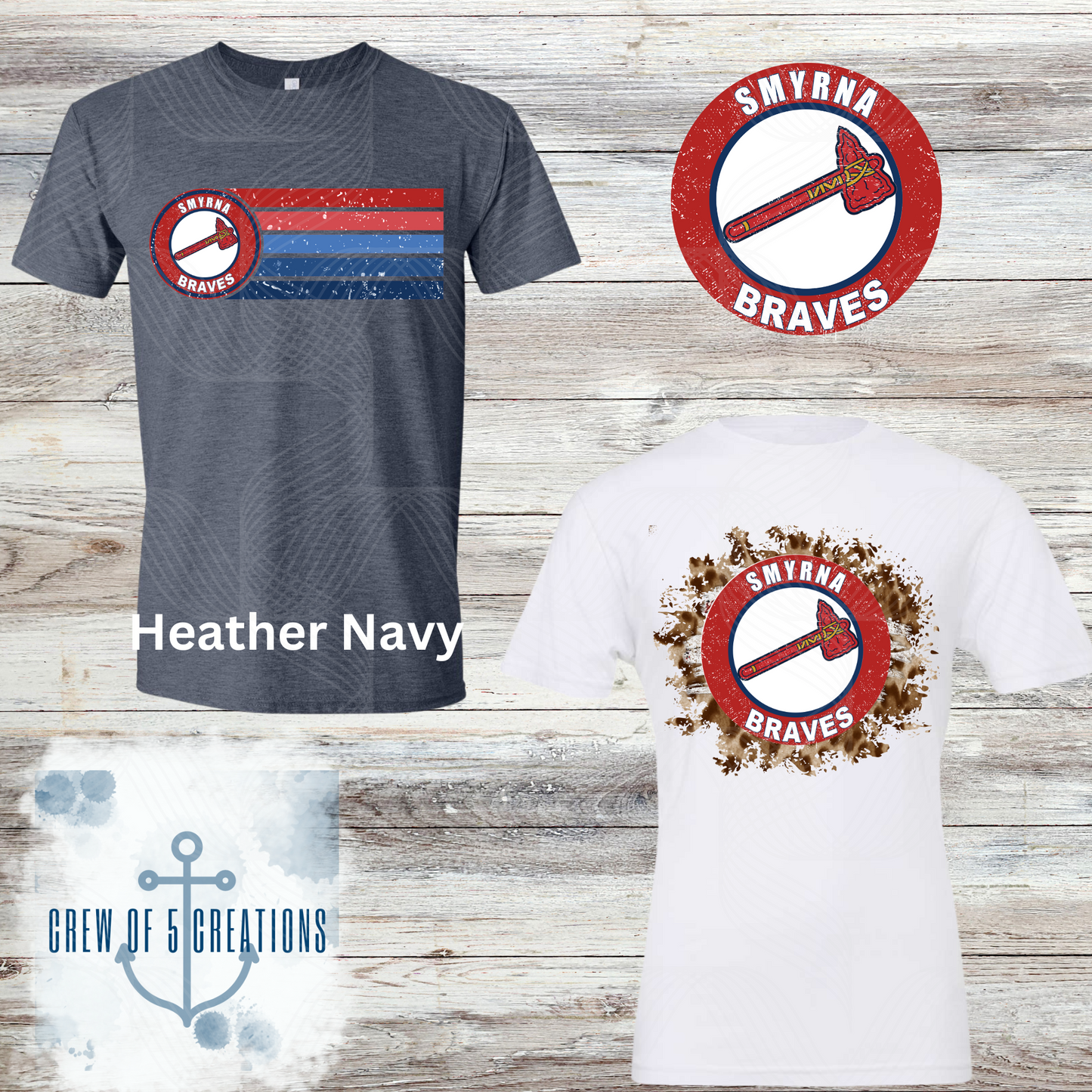 Smyrna Braves (6 Design Options)