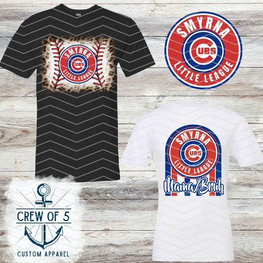 Smyrna Cubs (6 Design Options)