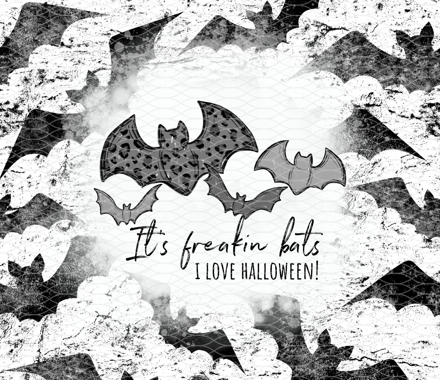 It's Freakin' Bats . . . I Love Halloween (1) 20 oz Tumbler