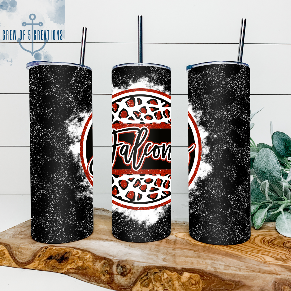 Stewarts Creek Falcons Leopard 20 oz Tumbler