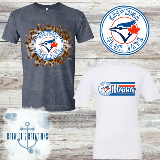 Smyrna Blue Jays (6 Design Options)