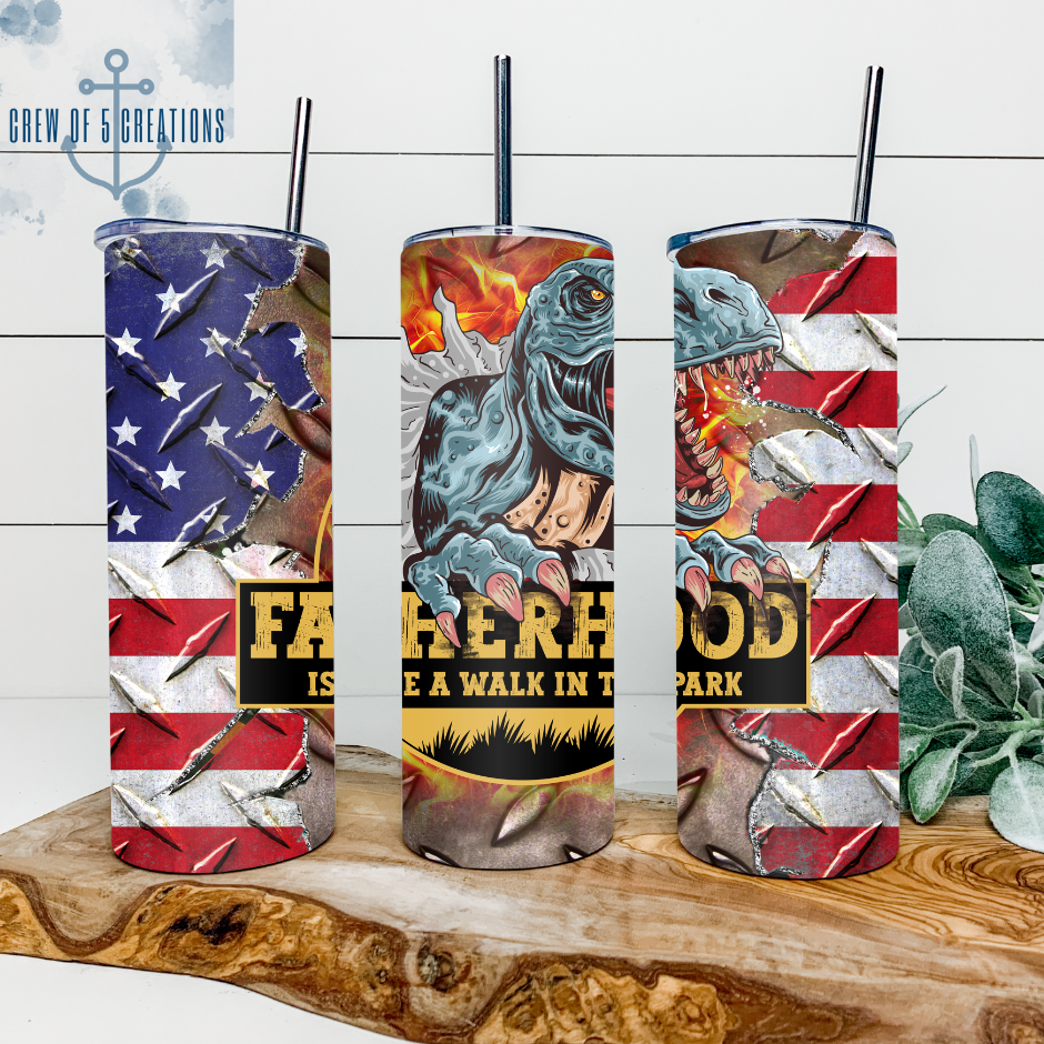 Fatherhood Is a Walk In The Park 20 oz Tumbler