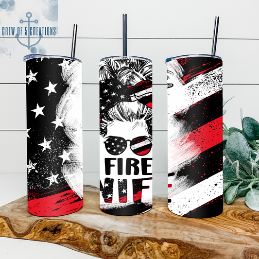 Fire Wife 20 oz Tumbler