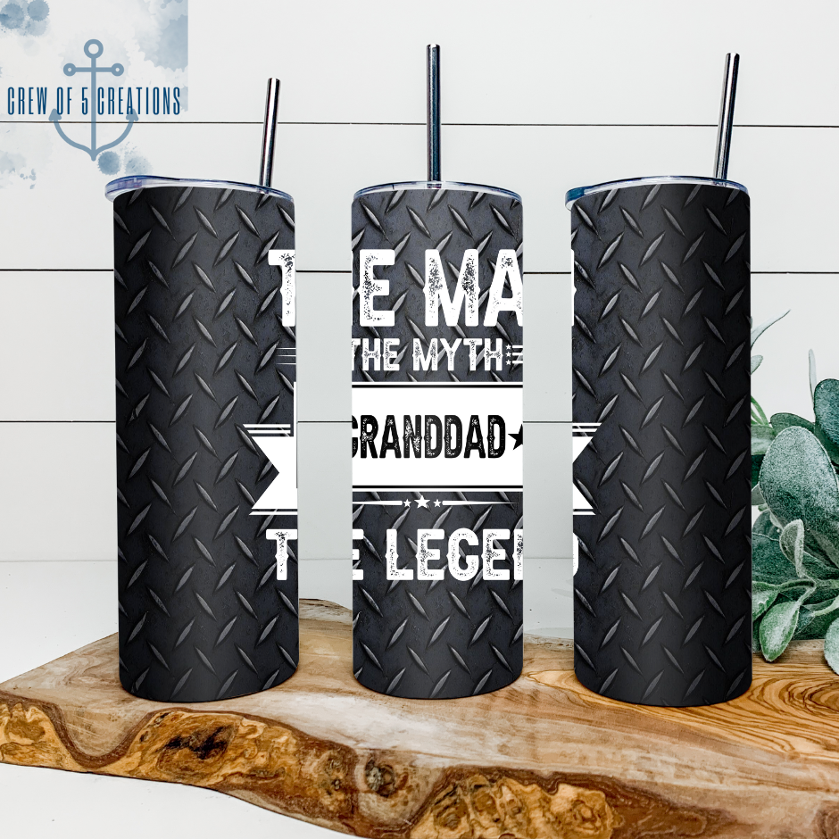 Granddad The Man The Myth The Legend 20 oz Tumbler