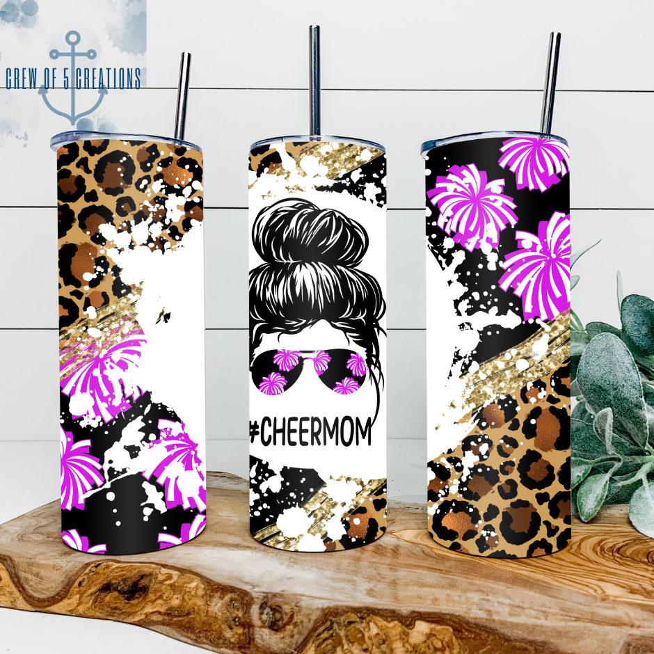 Cheer Mom 20 oz Tumbler