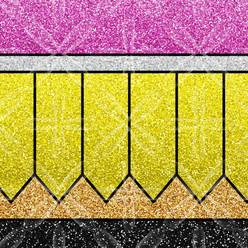 Glittered Pencil 20 oz Tumbler