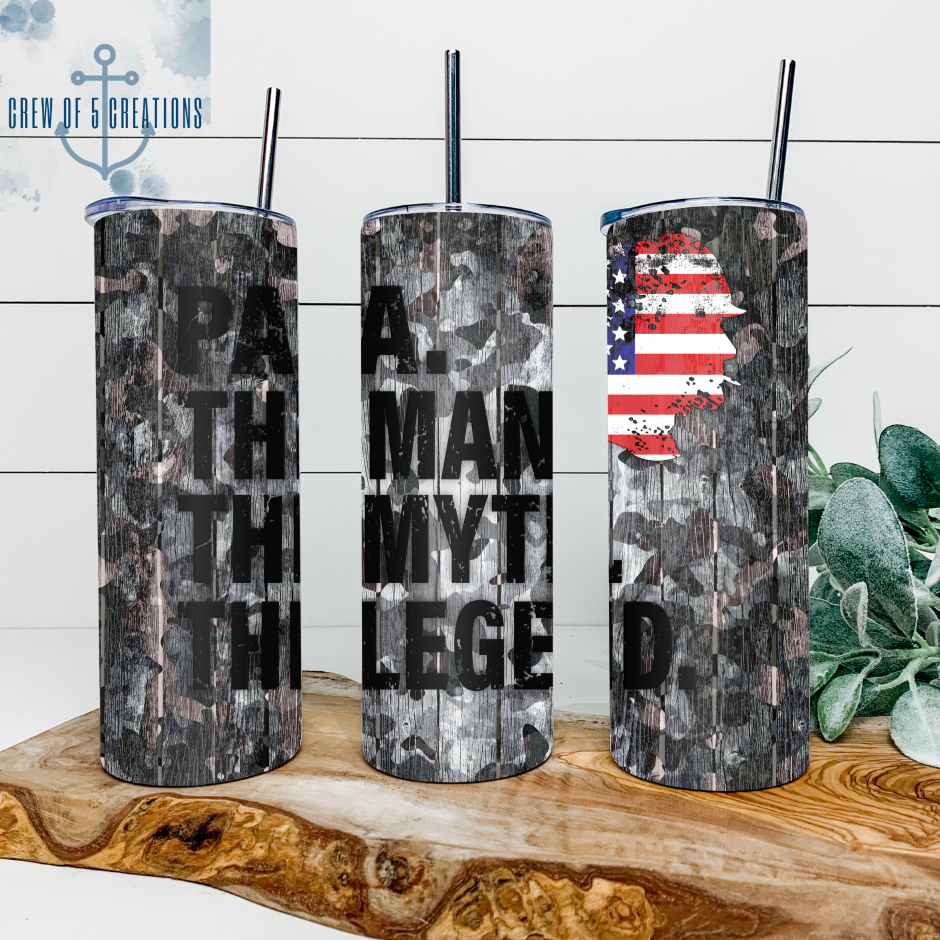 Papa The Man The Myth The Legend 20 oz Tumbler