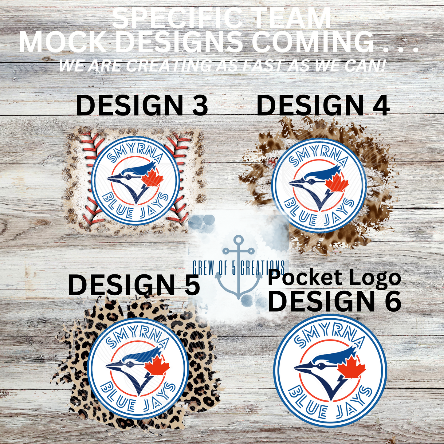 Smyrna Orioles (6 Design Options)
