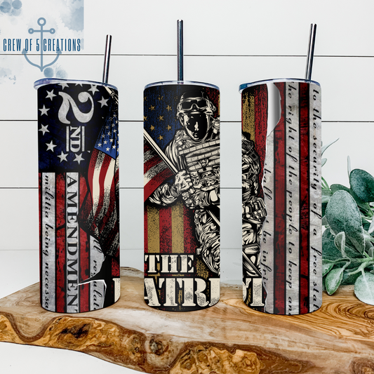 2nd Amendment "The Patriot" 20 oz Tumbler