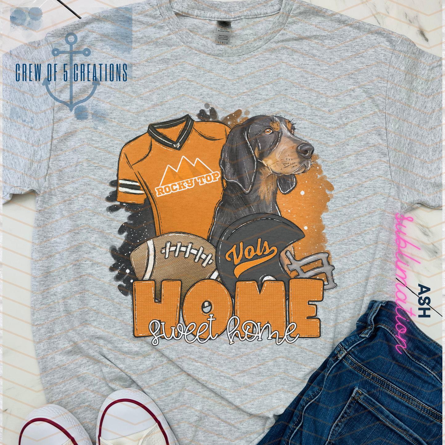 College Home Sweet Home Long Sleeve Tee (Multiple Schools Included)