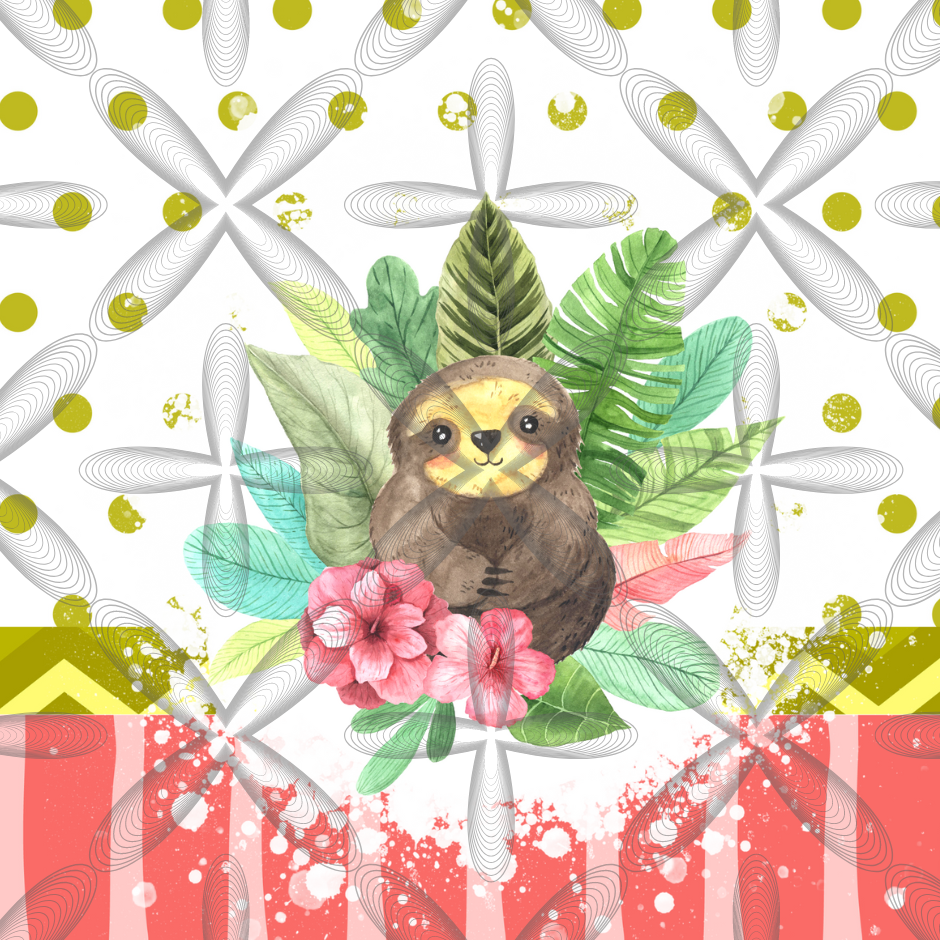 Pretty Sloth 20 oz Tumbler