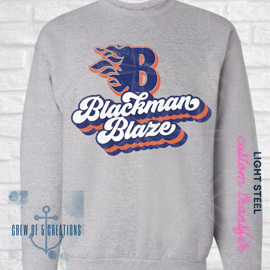 Distressed Blackman & Blackman Blaze YOUTH Custom (Tees, Sweatshirt & Hoodie Options)