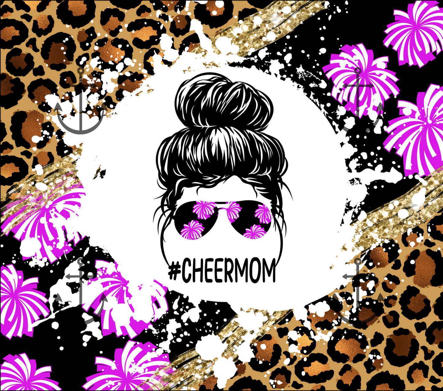 Cheer Mom 20 oz Tumbler