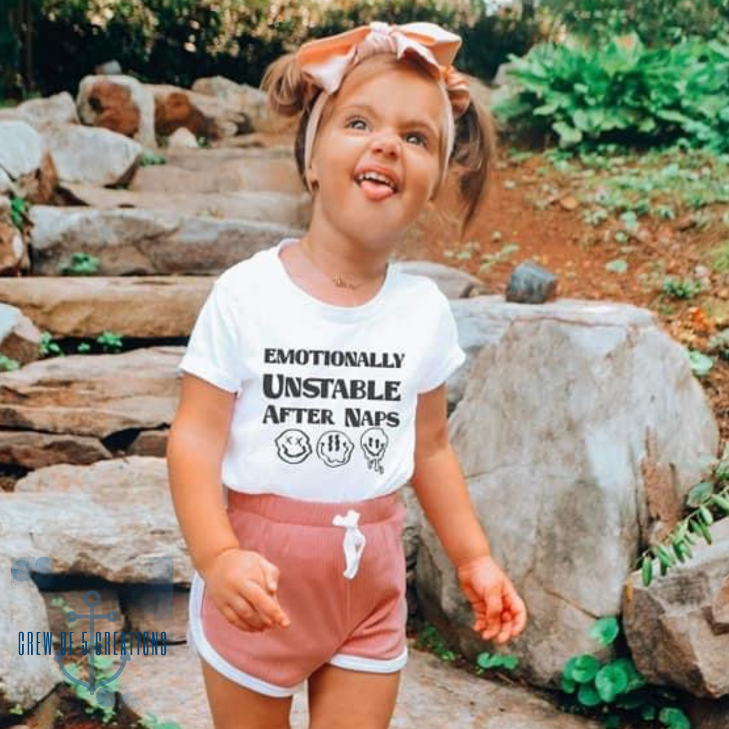 Emotionally Unstable After Naps Custom Childrens Tee (Multiple Options)