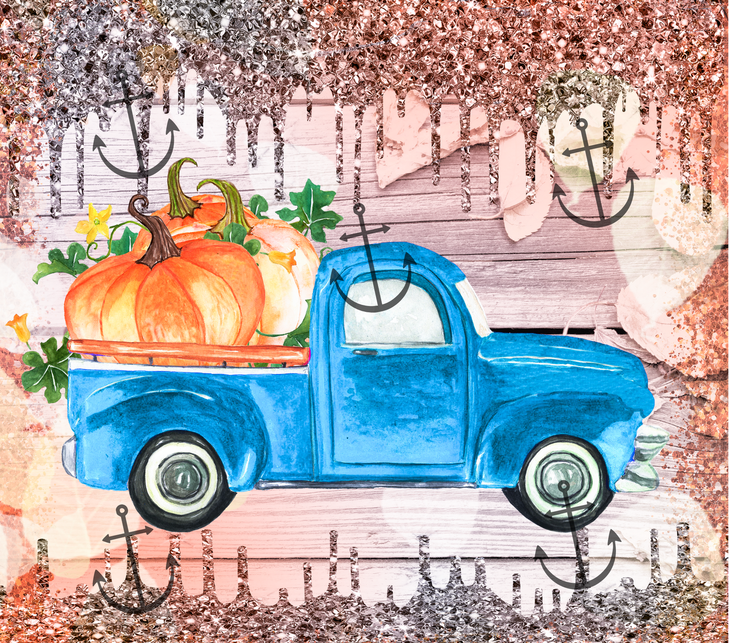 Fall Pumpkin Truck 20 oz Tumbler