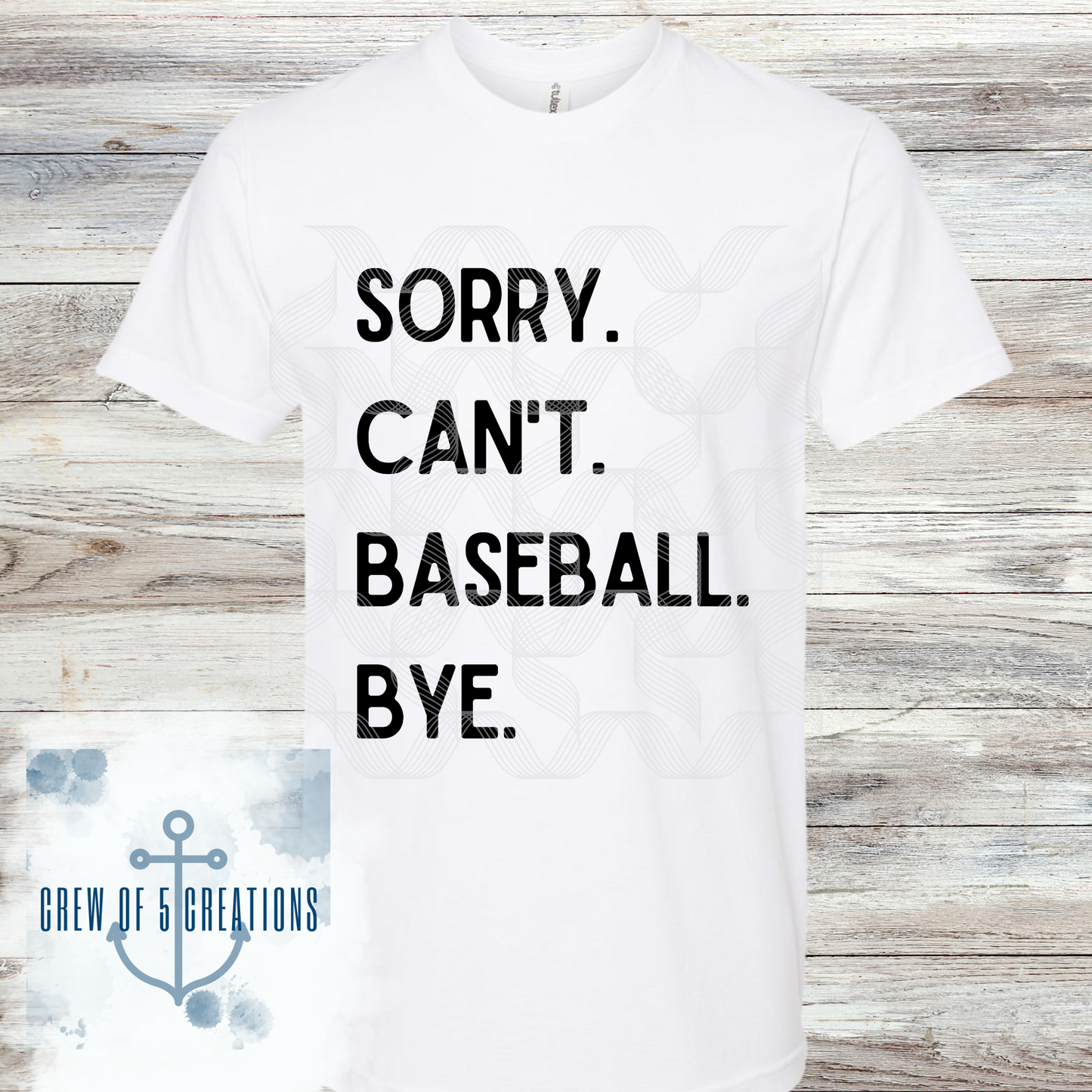 Sorry. Can't. Baseball. Bye.