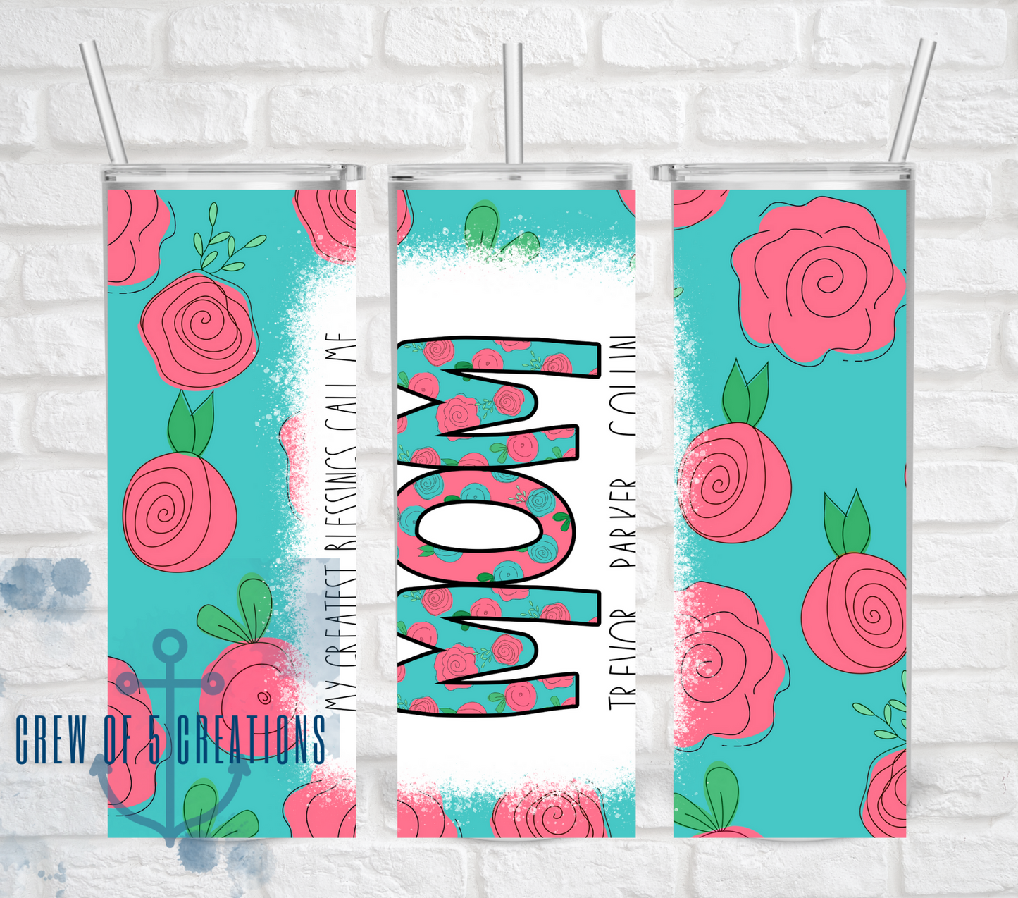 My Greatest Blessings Sublimation Tumbler (Multiple Options)