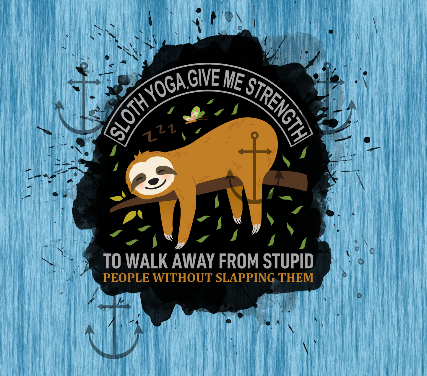 Yoga Sloth 20 oz Tumbler (2 Design Options)