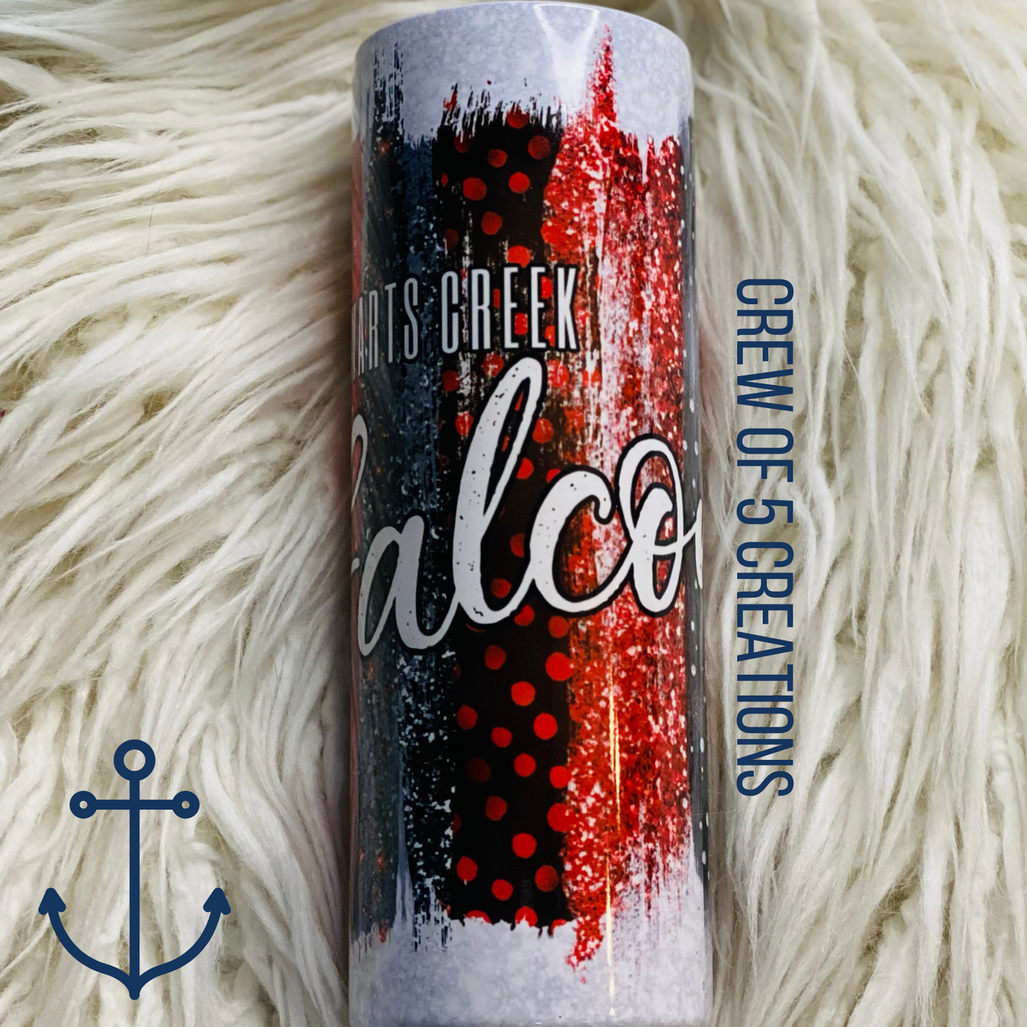 Stewarts Creek Falcons 20 oz Glitter Tumbler