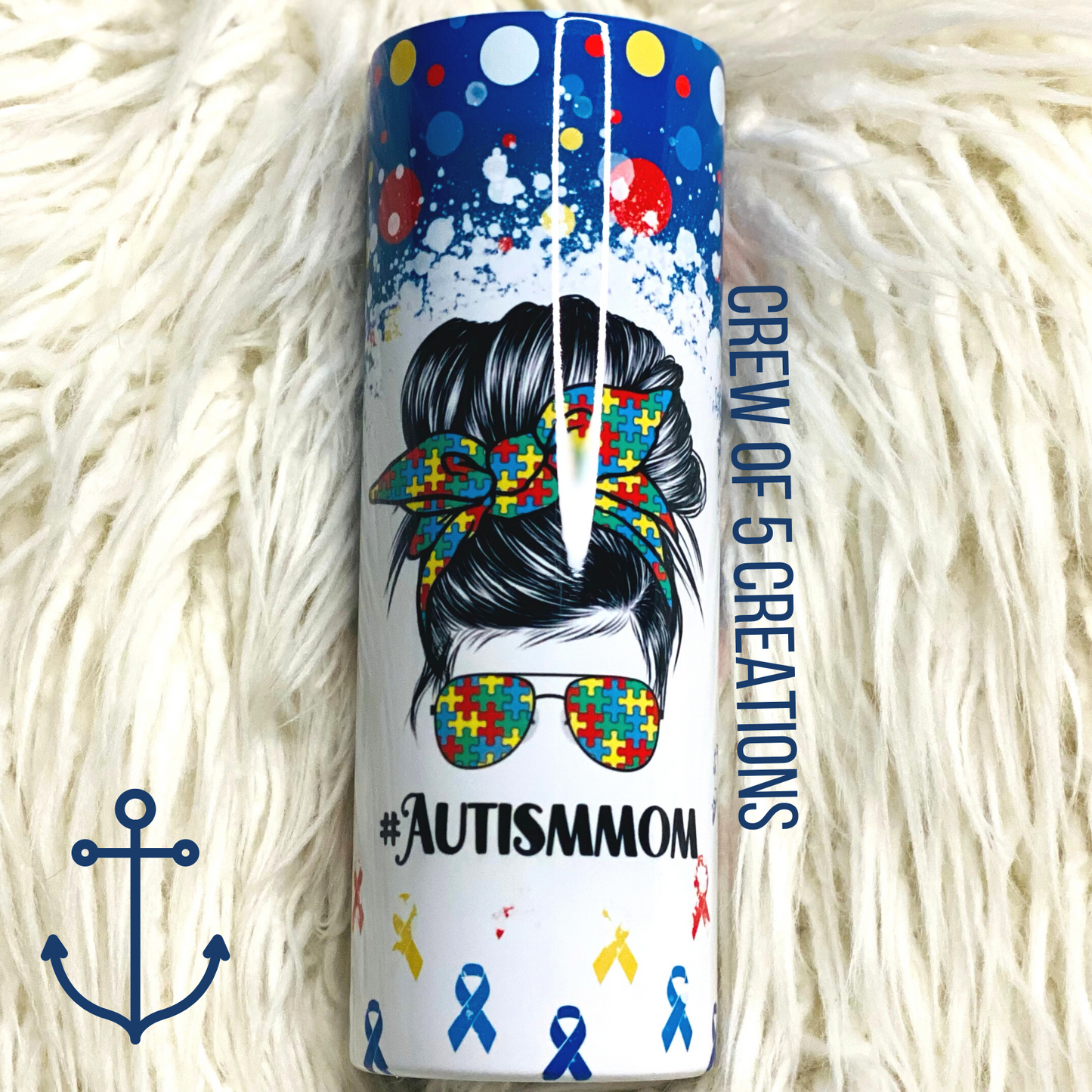 Autism Mom 20 oz Tumbler