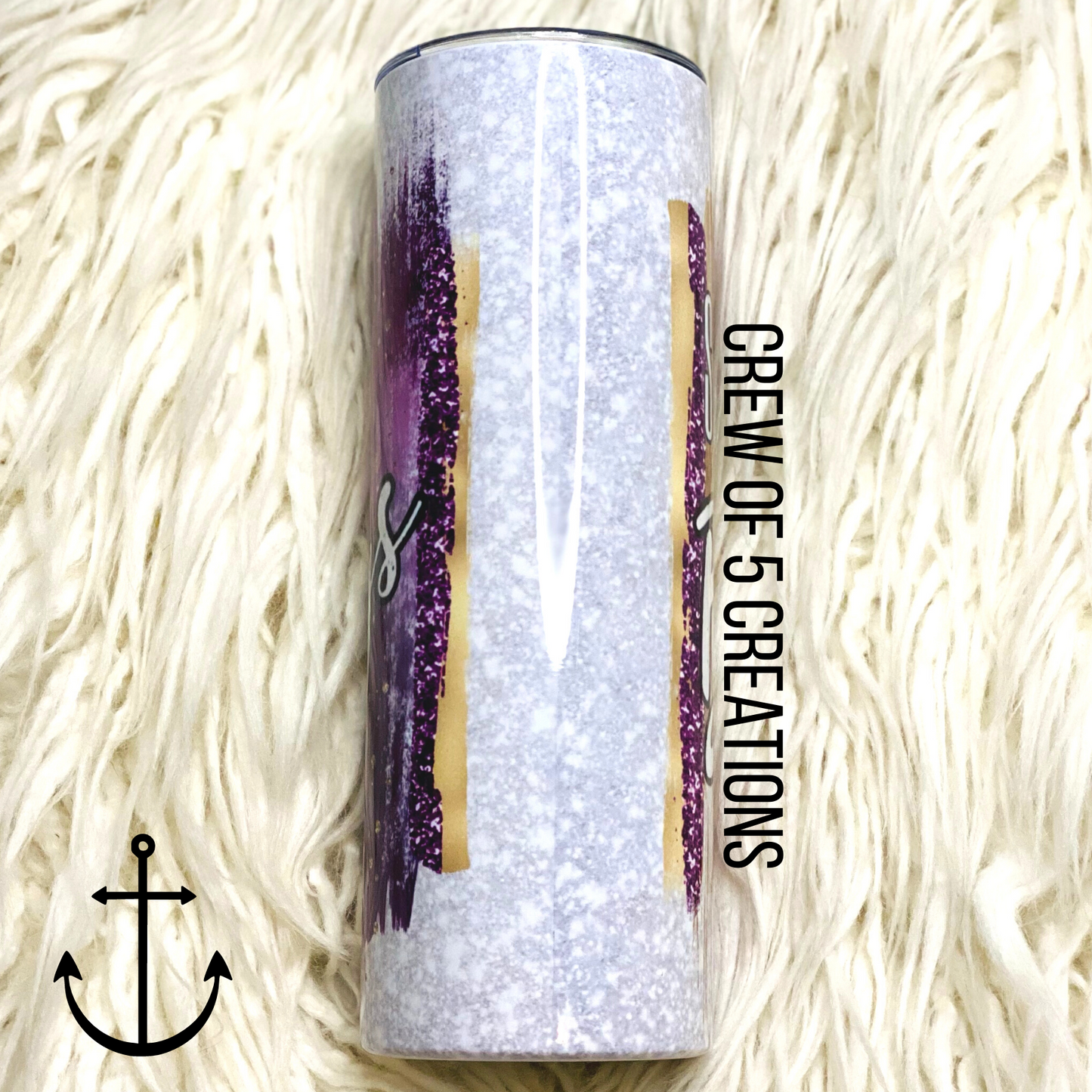 Smyrna Bulldogs (Glitter) 20 oz Tumbler