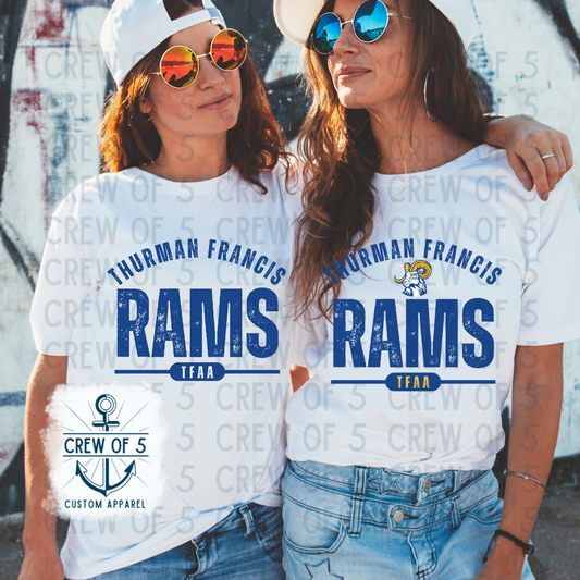 Thurman Francis Arts Academy, Custom Rams Gear, Smyrna TN