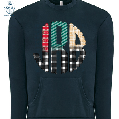 Christmas Monogram Plaid