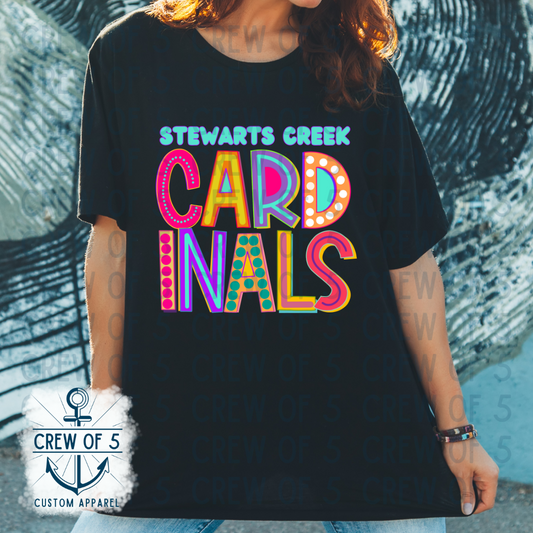Stewarts Creek Cardinals (Bright Design, Multiple Options)