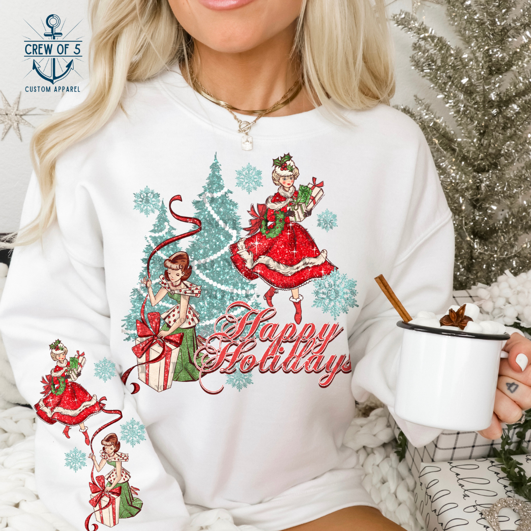Happy Holidays Vintage