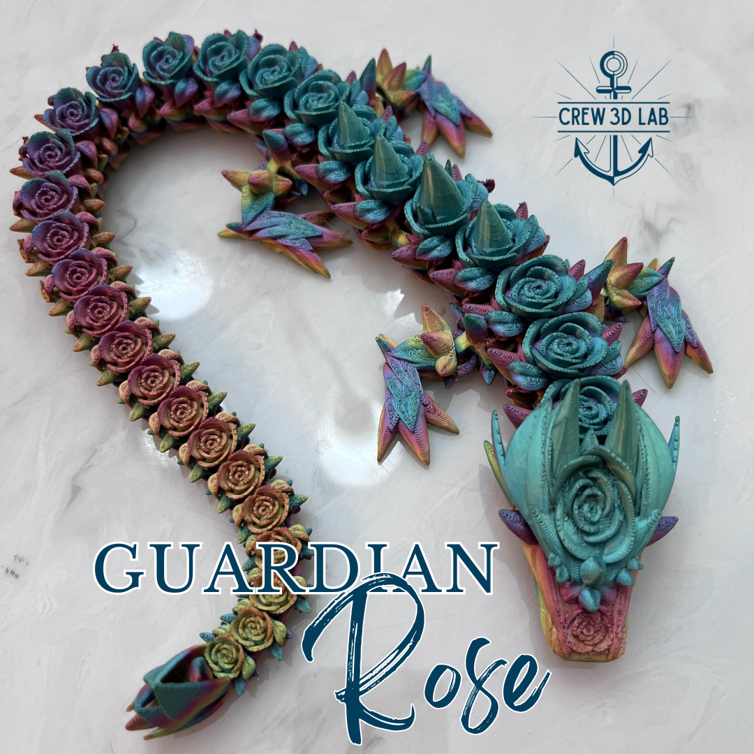 Guardian Rose Dragon - Keeper of the Enchanted Garden