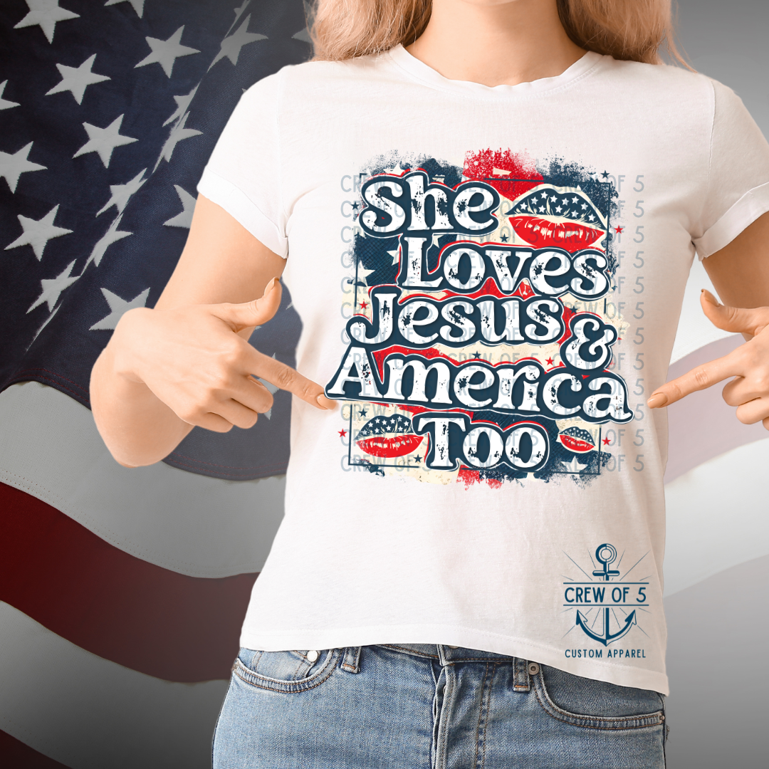 She Loves Jesus and America Too