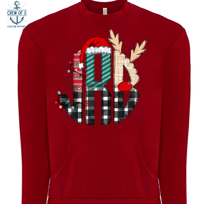 Christmas Monogram Plaid